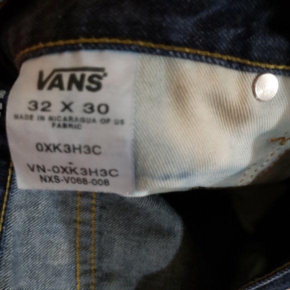 Vans Off the Wall mens jeans blue sz 32×30 - Picture 5 of 5
